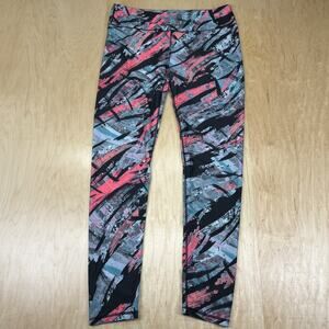 Fabletics Women’s Large Abstract Print Athletic Leggings Yoga Gym Running Pants